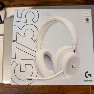 Logitech G735 Wireless Headset - White and Silver